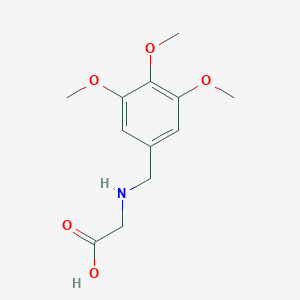 molecular formula C12H17NO5 B259336 N-(3,4,5-trimethoxybenzyl)glycine 