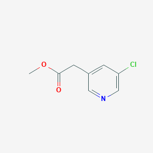 molecular formula C8H8ClNO2 B2593365 Methyl 2-(5-chloropyridin-3-yl)acetate CAS No. 1082076-26-3