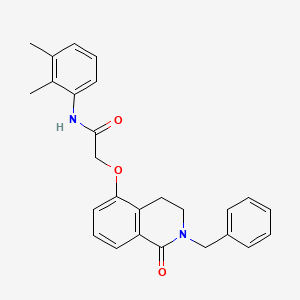 2-((2-benzyl-1-oxo-1,2,3,4-tetrahydroisoquinolin-5-yl)oxy)-N-(2,3-dimethylphenyl)acetamide
