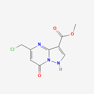 Methyl 5-(chloromethyl)-7-hydroxypyrazolo[1,5-a]pyrimidine-3-carboxylate