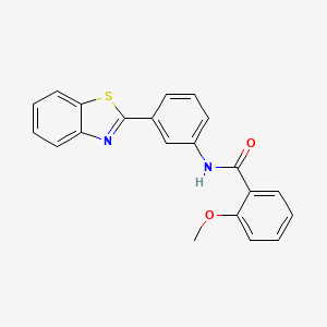 N-[3-(1,3-benzothiazol-2-yl)phenyl]-2-methoxybenzamide