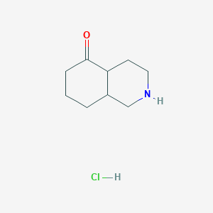 2,3,4,4a,6,7,8,8a-Octahydro-1H-isoquinolin-5-one;hydrochloride