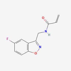 N-[(5-Fluoro-1,2-benzoxazol-3-yl)methyl]prop-2-enamide