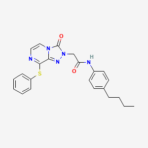 N-(3-{[5-(4-methoxyphenyl)-1,3,4-oxadiazol-2-yl]methoxy}phenyl)-1-methyl-1H-indazole-3-carboxamide