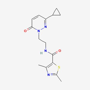 N-(2-(3-cyclopropyl-6-oxopyridazin-1(6H)-yl)ethyl)-2,4-dimethylthiazole-5-carboxamide