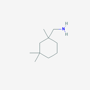 molecular formula C10H21N B2593488 (1,3,3-Trimethylcyclohexyl)methanamine CAS No. 53060-57-4