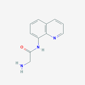 molecular formula C11H11N3O B2593511 2-amino-N-(quinolin-8-yl)acetamide CAS No. 587832-36-8