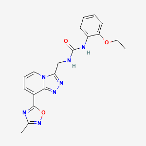 1-(2-Ethoxyphenyl)-3-((8-(3-methyl-1,2,4-oxadiazol-5-yl)-[1,2,4]triazolo[4,3-a]pyridin-3-yl)methyl)urea