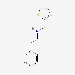 2-phenyl-N-(thiophen-2-ylmethyl)ethanamine