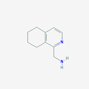 molecular formula C10H14N2 B2593573 (5,6,7,8-Tetrahydroisoquinolin-1-yl)methanamine CAS No. 1780911-49-0