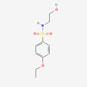 molecular formula C10H15NO4S B2593608 4-ethoxy-N-(2-hydroxyethyl)benzenesulfonamide CAS No. 32176-27-5
