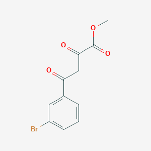 molecular formula C11H9BrO4 B2593628 Methyl 4-(3-bromophenyl)-2,4-dioxobutanoate CAS No. 93618-22-5