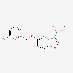 Methyl 5-[(3-bromophenyl)methoxy]-2-methyl-1-benzofuran-3-carboxylate