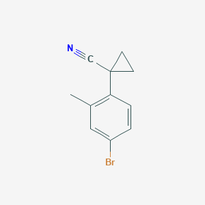 1-(4-Bromo-2-methylphenyl)cyclopropane-1-carbonitrile