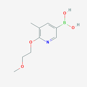 [6-(2-Methoxyethoxy)-5-methylpyridin-3-yl]boronic acid