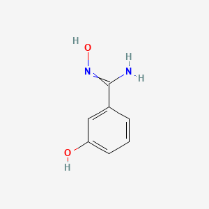molecular formula C7H8N2O2 B2593689 N',3-dihydroxybenzene-1-carboximidamide CAS No. 175838-22-9; 2222313-74-6