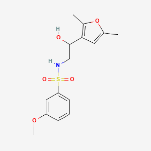 N-(2-(2,5-dimethylfuran-3-yl)-2-hydroxyethyl)-3-methoxybenzenesulfonamide