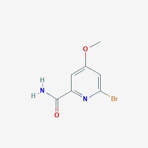 6-Bromo-4-methoxypicolinamide