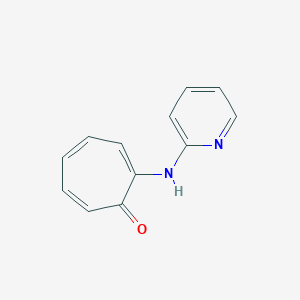 molecular formula C12H10N2O B025937 2-(Pyridin-2-ylamino)cyclohepta-2,4,6-trien-1-one CAS No. 110038-71-6