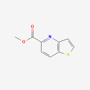 molecular formula C9H7NO2S B2593703 Methyl thieno[3,2-b]pyridine-5-carboxylate CAS No. 159084-44-3