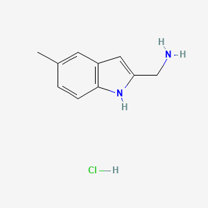 (5-Methyl-1H-indol-2-yl)methanamine hydrochloride