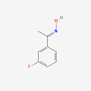 molecular formula C8H8FNO B2593797 N-(1-(3-Fluorophenyl)ethylidene)hydroxylamine CAS No. 329-54-4
