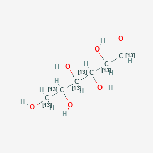 molecular formula C6H12O6 B025938 2,3,4,5,6-Pentakis(oxidanyl)hexanal CAS No. 110187-42-3