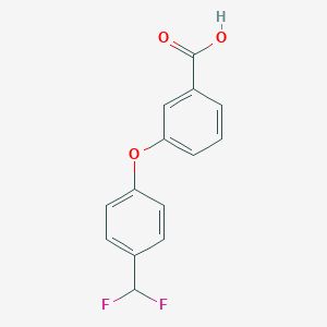 3-[4-(Difluoromethyl)phenoxy]benzoic acid