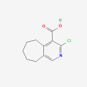 3-Chloro-6,7,8,9-tetrahydro-5H-cyclohepta[c]pyridine-4-carboxylic acid