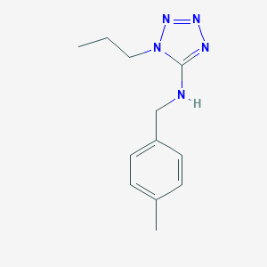 molecular formula C12H17N5 B259388 N-(4-methylbenzyl)-1-propyl-1H-tetrazol-5-amine 