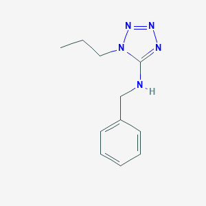 molecular formula C11H15N5 B259389 N-BENZYL-1-PROPYL-1,2,3,4-TETRAZOL-5-AMINE 