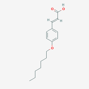 molecular formula C16H22O3 B025939 4-(Heptyloxy)cinnamic acid CAS No. 110683-38-0