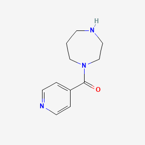 molecular formula C11H15N3O B2593961 1-(Pyridine-4-carbonyl)-1,4-diazepane CAS No. 199938-61-9