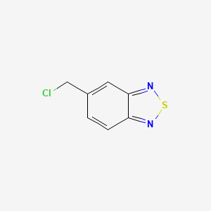 molecular formula C7H5ClN2S B2594018 5-(chloromethyl)-2,1,3-benzothiadiazole CAS No. 187154-69-4