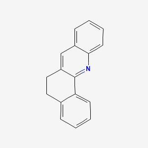 molecular formula C17H13N B2594076 5,6-Dihydrobenzo[c]acridine CAS No. 16600-51-4