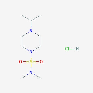 molecular formula C9H22ClN3O2S B2594096 N,N-dimethyl-4-(propan-2-yl)piperazine-1-sulfonamide hydrochloride CAS No. 2320851-59-8