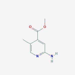 molecular formula C8H10N2O2 B2594232 Methyl 2-amino-5-methylpyridine-4-carboxylate CAS No. 1228898-04-1