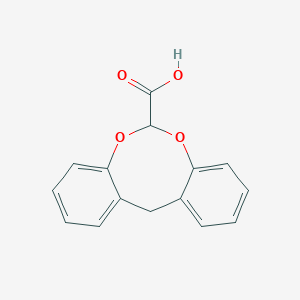 molecular formula C15H12O4 B259452 12H-Dibenzo[d,g][1,3]dioxocin-6-carboxylic acid 