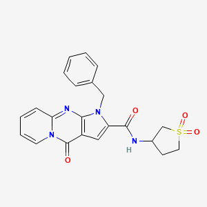 1-benzyl-N-(1,1-dioxidotetrahydrothiophen-3-yl)-4-oxo-1,4-dihydropyrido[1,2-a]pyrrolo[2,3-d]pyrimidine-2-carboxamide
