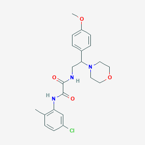 N1-(5-chloro-2-methylphenyl)-N2-(2-(4-methoxyphenyl)-2-morpholinoethyl)oxalamide