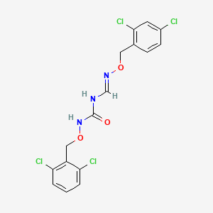 N-[(2,6-dichlorobenzyl)oxy]-N-({[(2,4-dichlorobenzyl)oxy]imino}methyl)urea