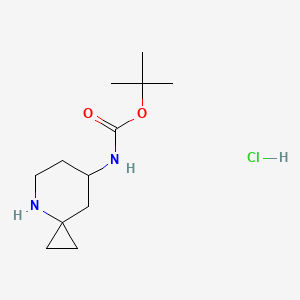 Tert-butyl N-(4-azaspiro[2.5]octan-7-yl)carbamate;hydrochloride