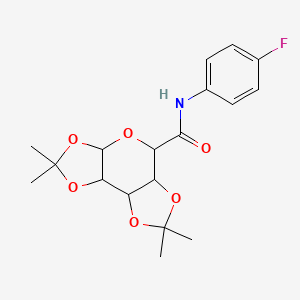 N-(4-fluorophenyl)-2,2,7,7-tetramethyltetrahydro-3aH-bis([1,3]dioxolo)[4,5-b:4',5'-d]pyran-5-carboxamide