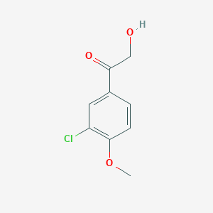 1-(3-Chloro-4-methoxyphenyl)-2-hydroxyethanone