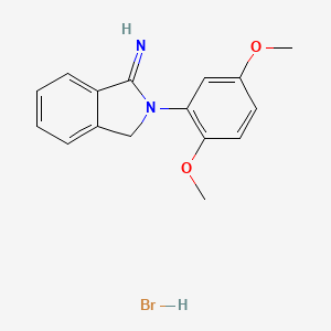 2-(2,5-Dimethoxyphenyl)isoindolin-1-imine hydrobromide