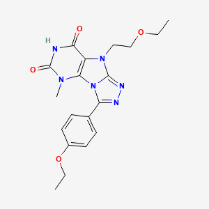 5-(2-Ethoxyethyl)-8-(4-ethoxyphenyl)-1-methylpurino[8,9-c][1,2,4]triazole-2,4-dione
