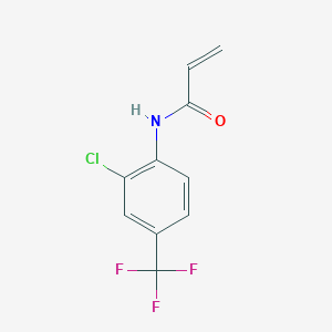 N-[2-chloro-4-(trifluoromethyl)phenyl]prop-2-enamide