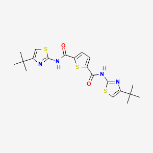 N2,N5-bis(4-(tert-butyl)thiazol-2-yl)thiophene-2,5-dicarboxamide