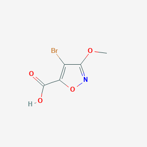 4-Bromo-3-methoxy-1,2-oxazole-5-carboxylic acid