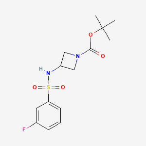 Tert-butyl 3-(3-fluorobenzenesulfonamido)azetidine-1-carboxylate